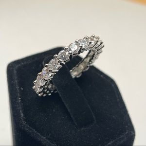 Beautiful Round Cut White Diamond Eternity‎ Ring Band